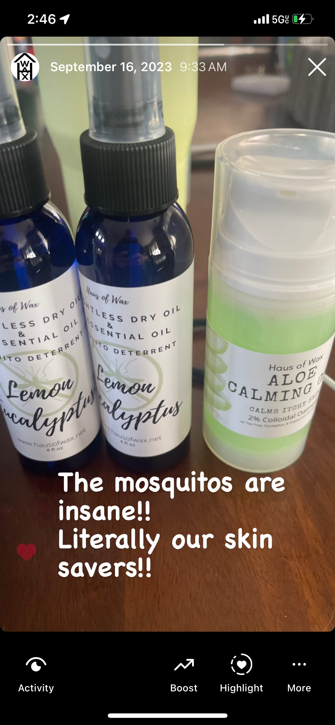 Calming Aloe Gel